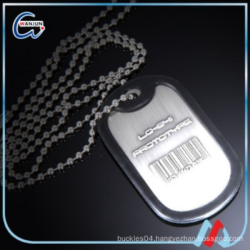 Zinc alloy die casting metal dog tag